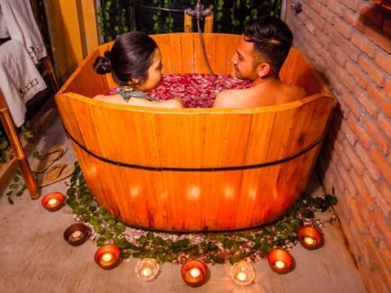 Wooden soaking tub ( Branch 58 Impression & 61 Signature )